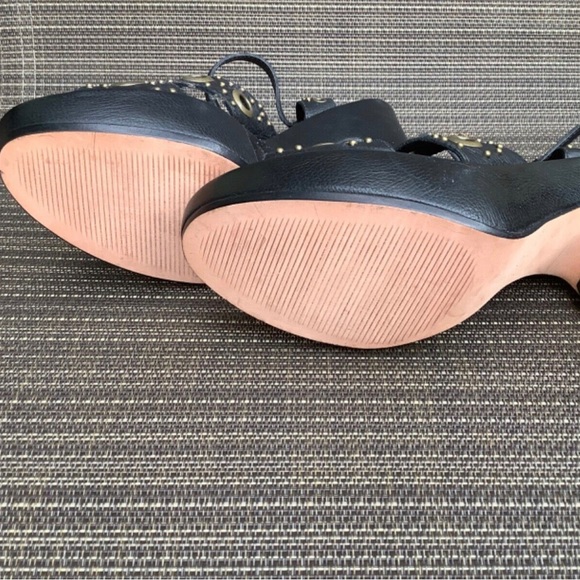 90s Bridget Shuster riveted studded platform heels sandals - Picture 8 of 10